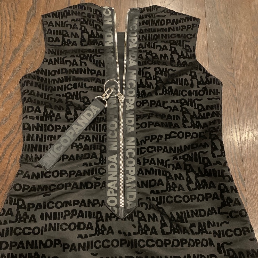 NICOPANDA RARE LOGO SHEATH DRESS